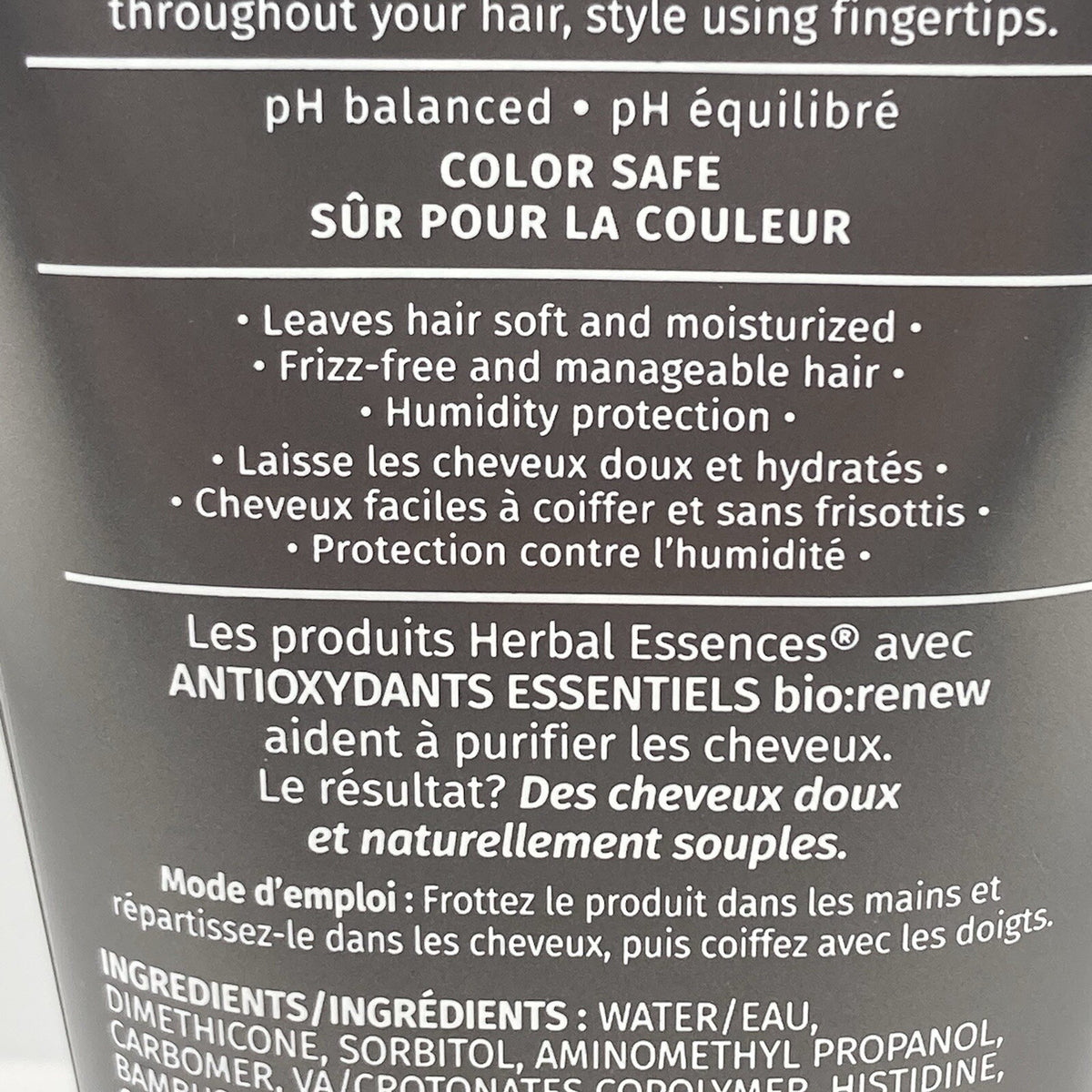 Herbal Essences Bio Renew Soft Control Gel Cream Light Hold Discontinued 6 Fl Oz