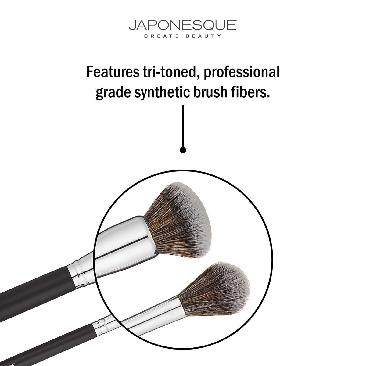 Complexion Brush Duo - Soft Liquid, Powder & Cream Makeup Brushes