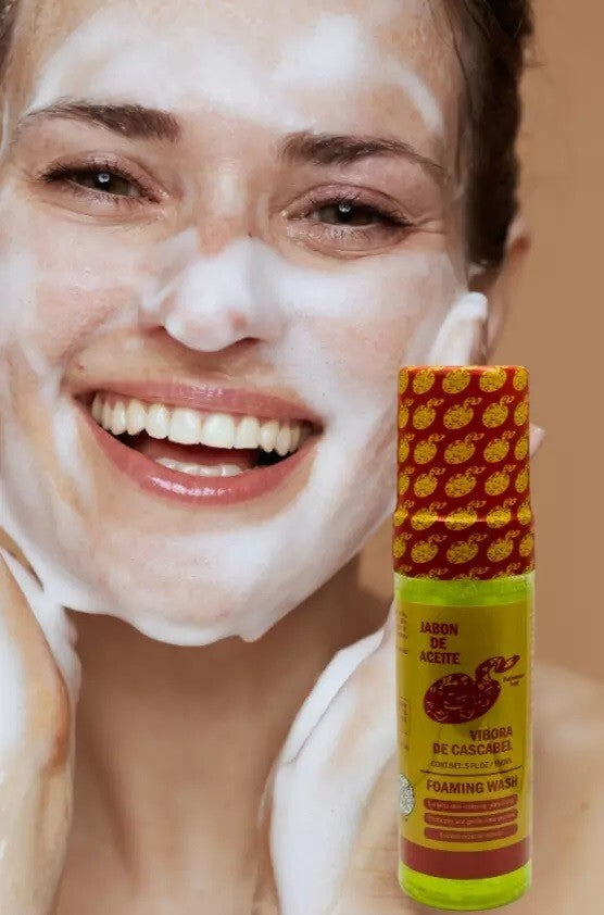Snake Oil Soap & Foaming Face & Body Wash - Natural Revitalizing Skincare (140g + 150ml)