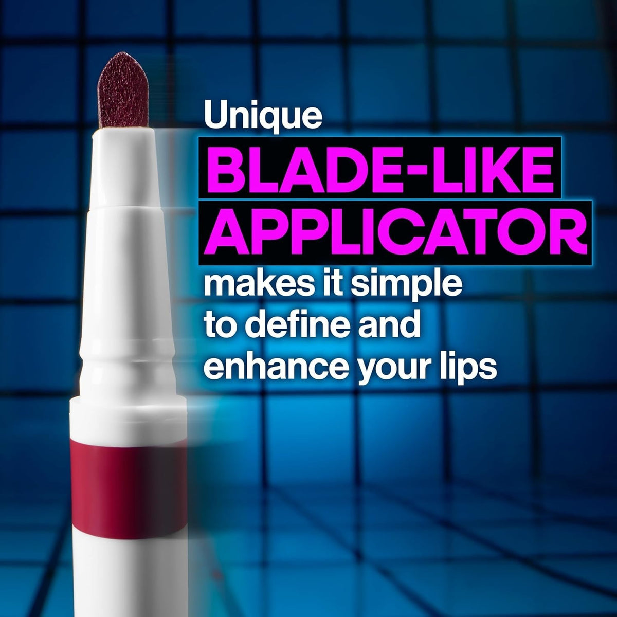 Long-Lasting Lip Liner Stain with Precision Blade Applicator - Natural & Transfer-Proof