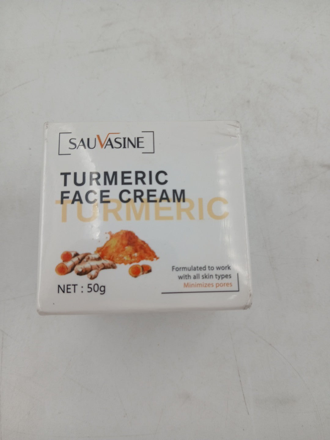 Turmeric Face Cream 50g - Nourishing Skin Moisturizer, Sealed, Exp 7/2026