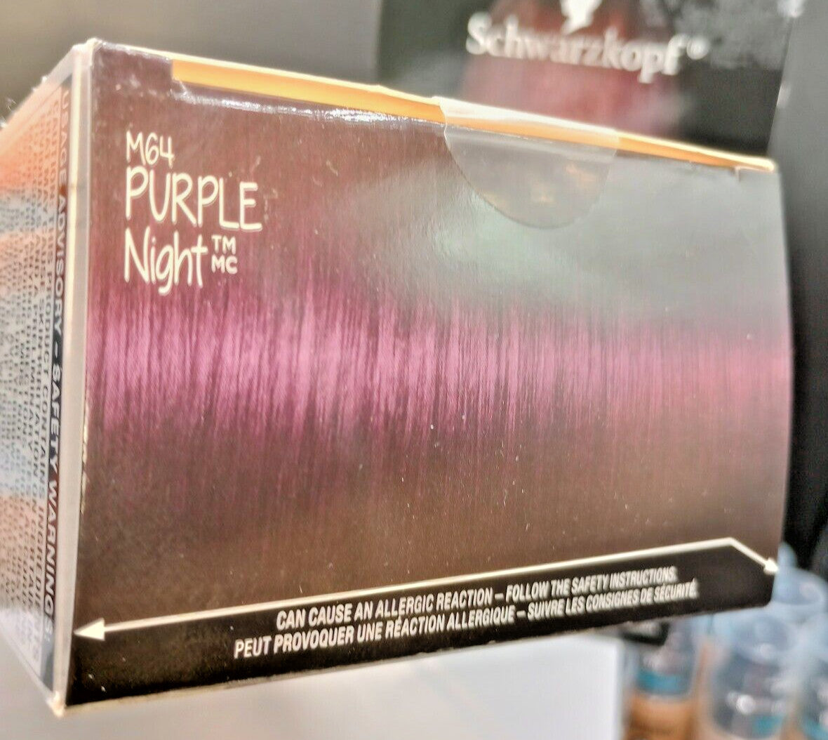 Permanent Hair Color Purple Night #M64 - 2 Pack