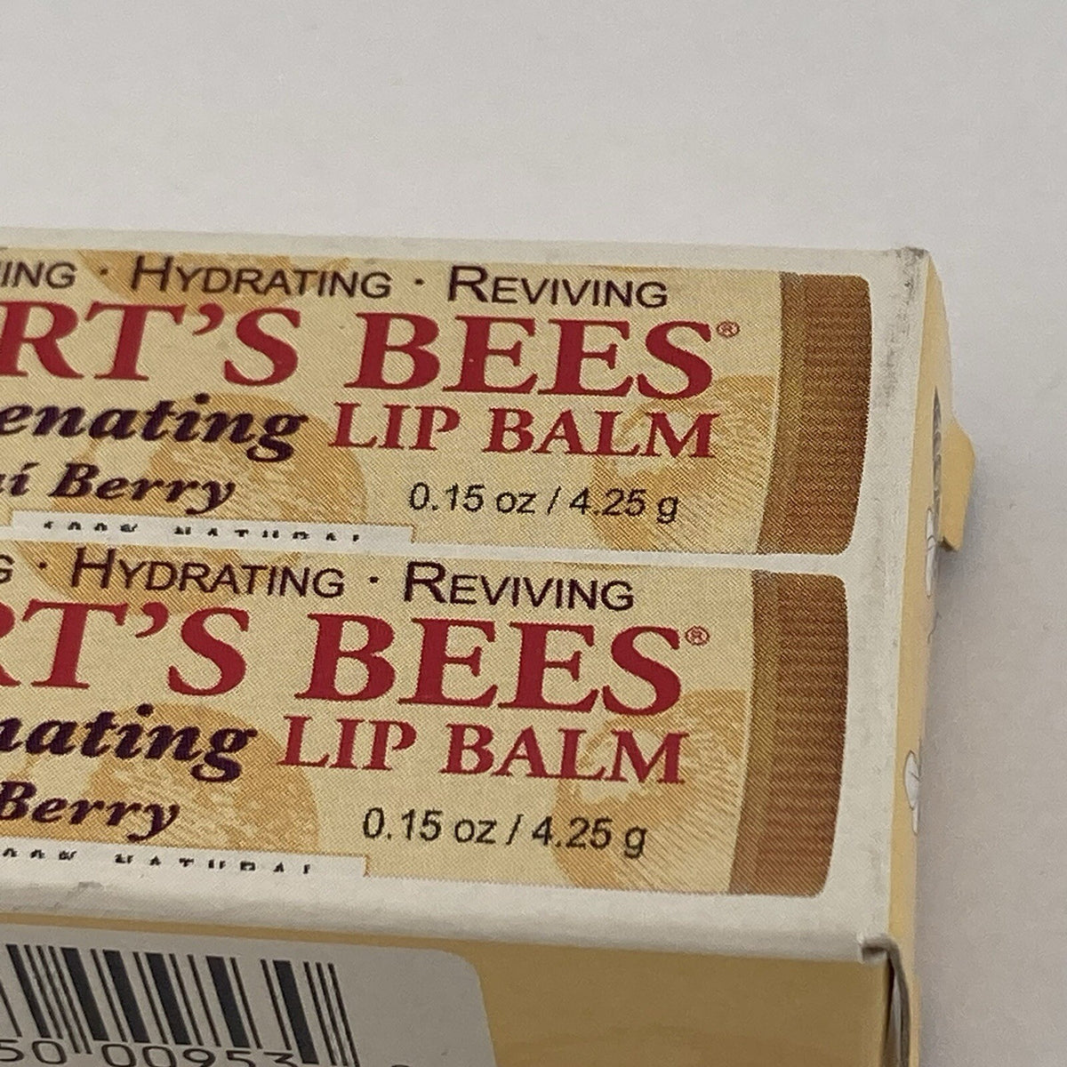Burt's Bees Acai Berry Rejuvenating Lip Balm 2 Pack - Discontinued