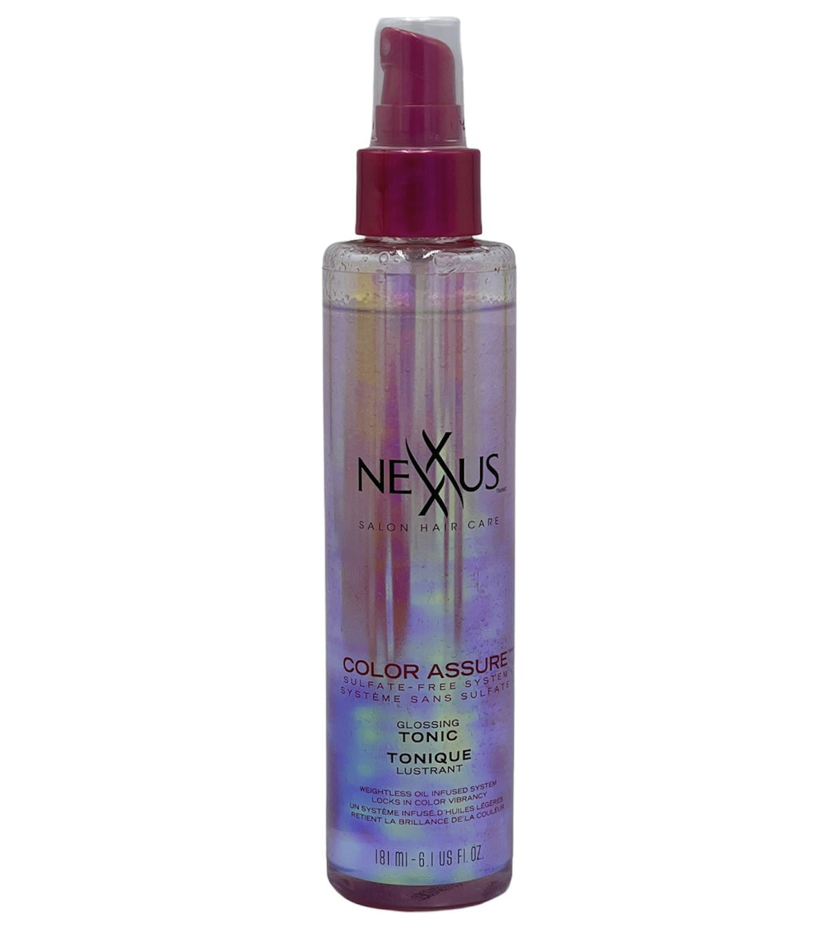 Nexxus Color Assure Shine Enhance Glossing Tonic 6.1 oz - 2 Pack for Color Treated Hair