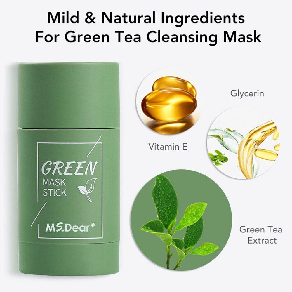 Green Tea Clay Stick Mask - Pore Cleansing & Oil Control
