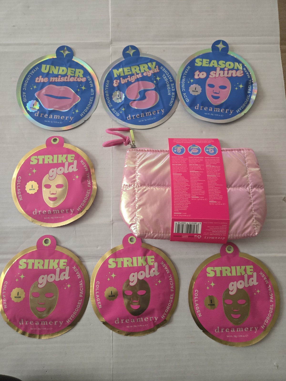 Hydrogel Facial Mask - 7 Pack Collagen Treatment