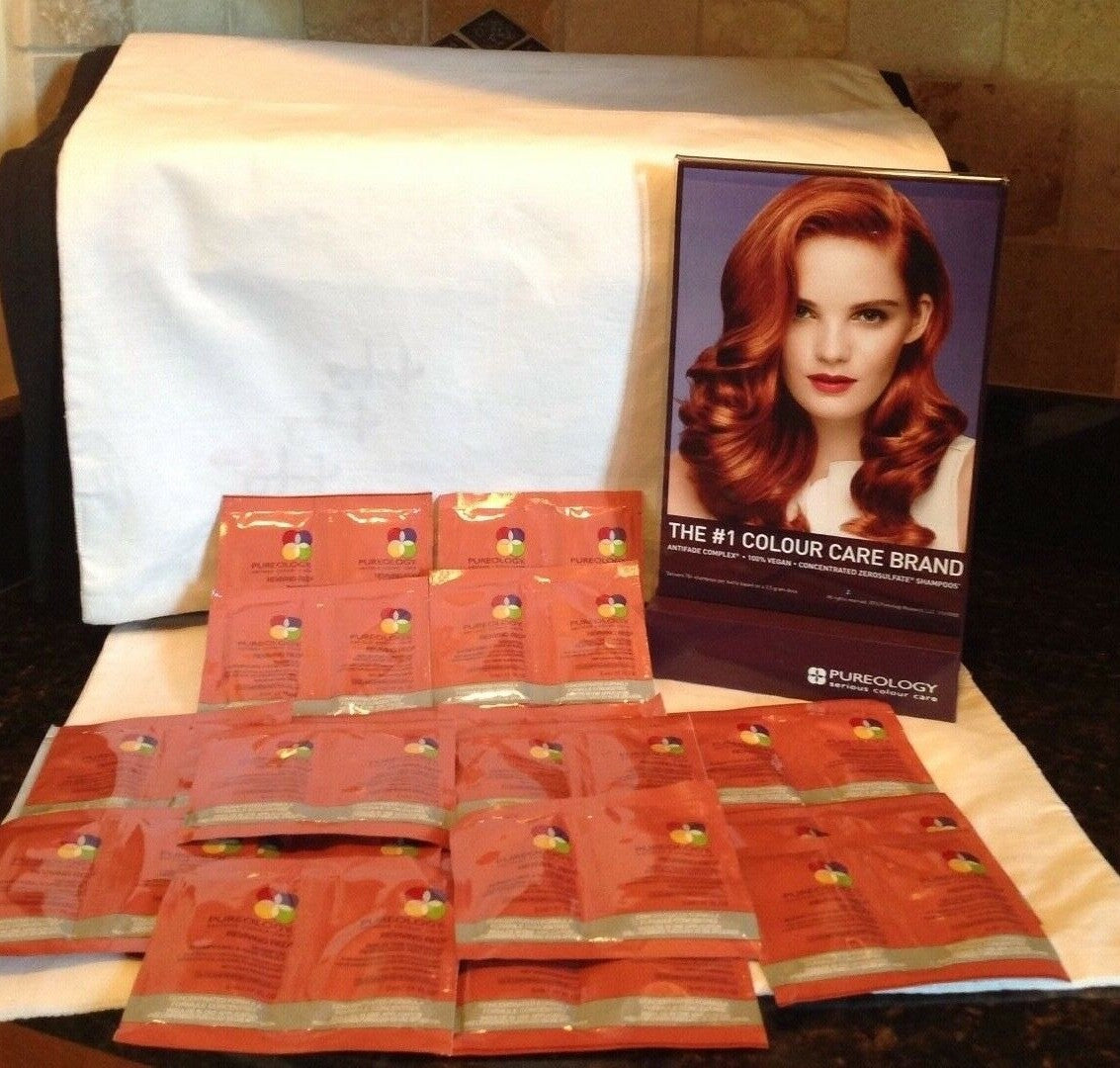 Reviving Red Shampoo & Conditioner Sample Pack - 18 Pcs