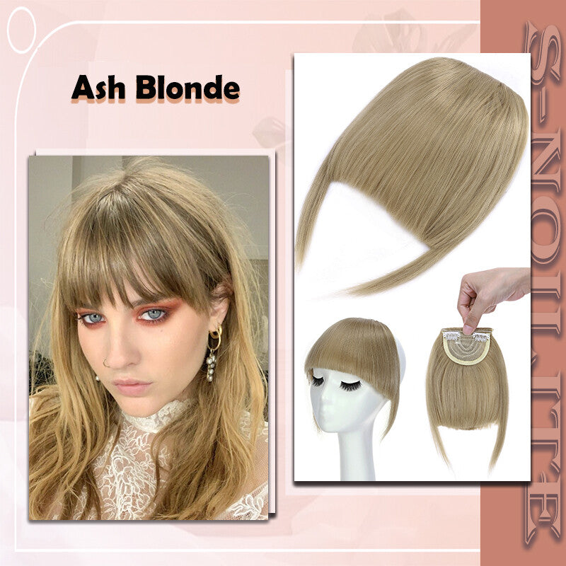 French Style Clip-In Bangs Hair Extensions - 11 Inches Natural Look