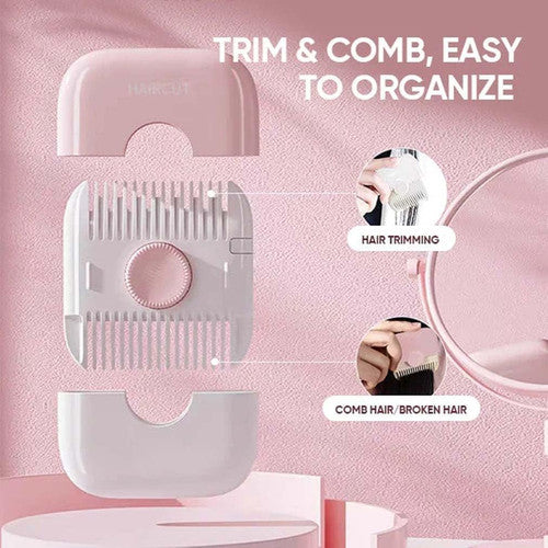 2-in-1 Hair Trimmer with 10 Replacement Blades and Razor Comb