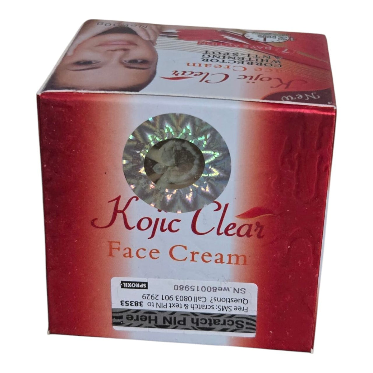 Kojic and Carrot Corrector Cream - Brightening Face Concealer, 1 Pack