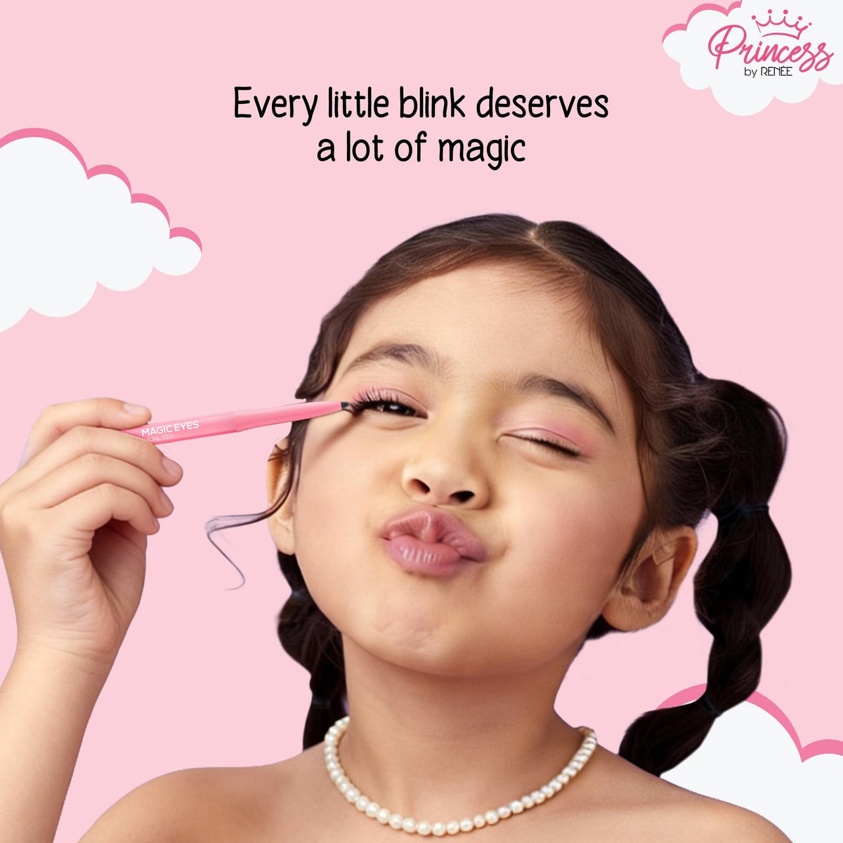 Gentle Eye Makeup Pencil for Sensitive Eyes - Natural & Nourishing Kajal Pen