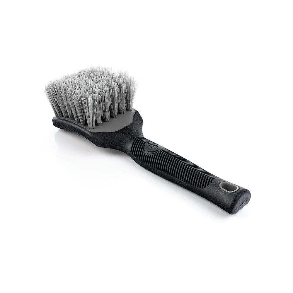 Premium Tire Brush for Car Detailing - Stiff Synthetic Bristles for Deep Cleaning