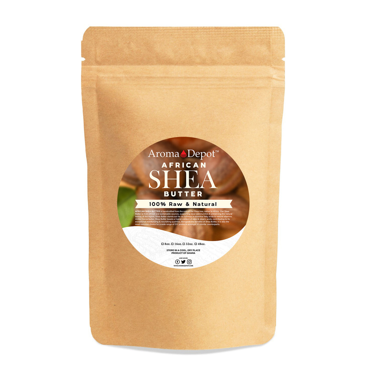 Raw Ivory Shea Butter - Unrefined African Grade A