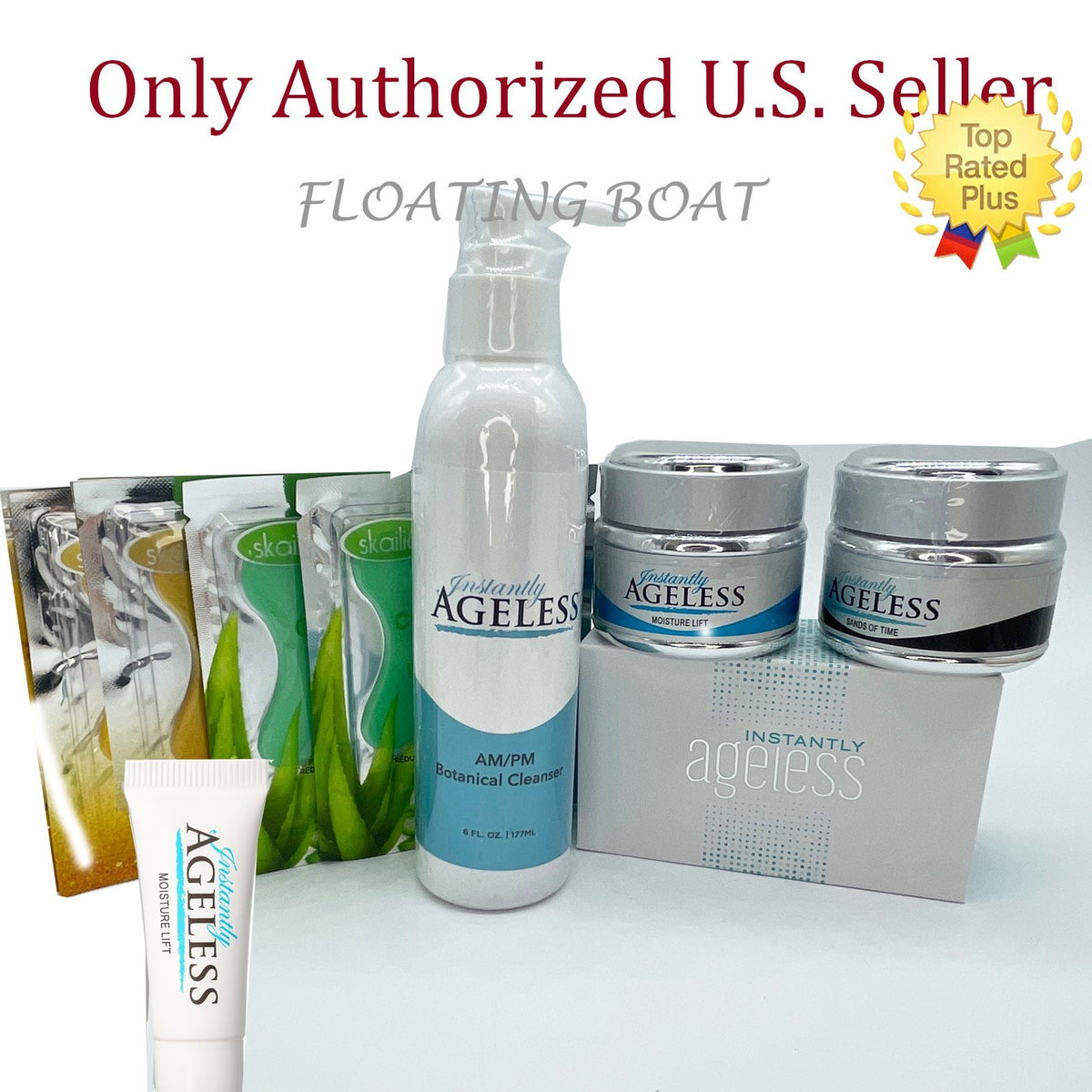 Instantly Ageless Face Lift Vials with Moisturizer - 25 Vials in Box