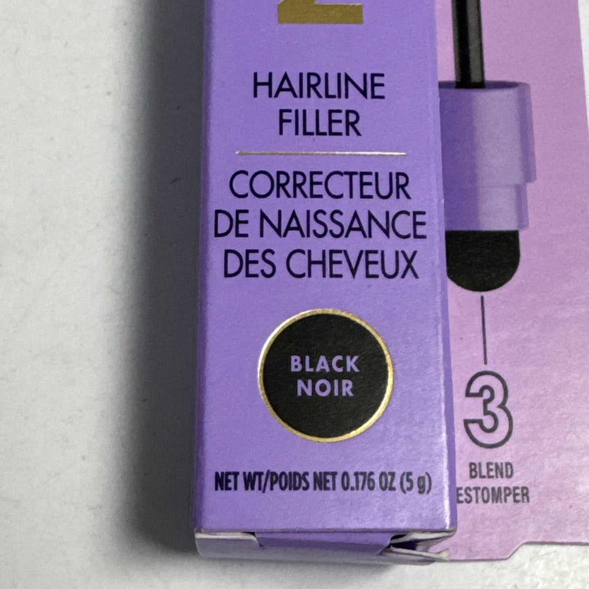 New Toppik Fill Me In Hair Line Filler Black Noir 0.176 oz Sealed
