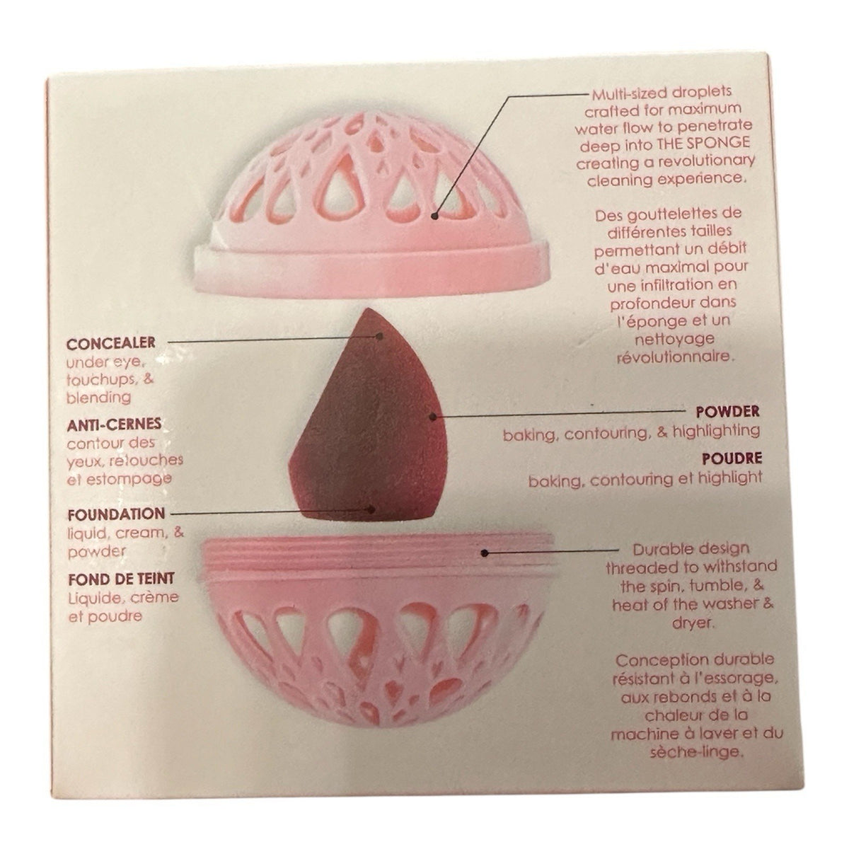 MakeUp Eraser Machine Washable Makeup Sponge - Reusable Cosmetic Tool