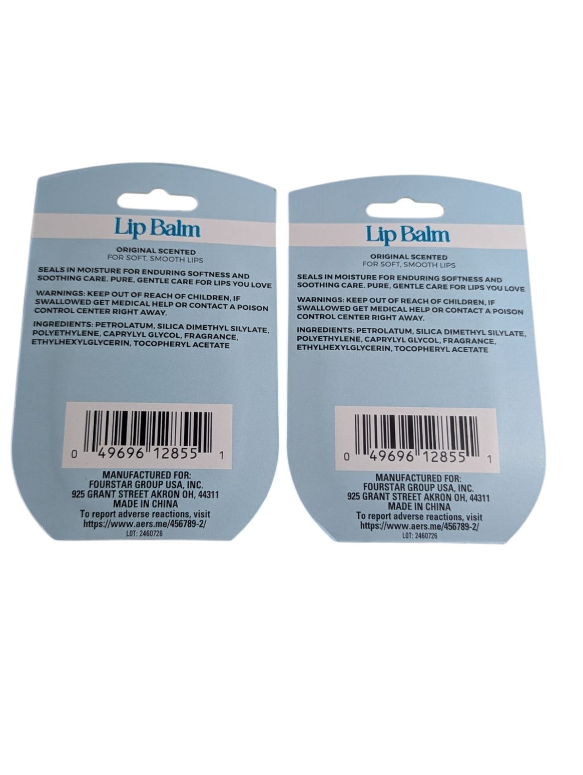 4-Pack Lip Balm Set - Nourishing & Smooth Lip Care for Healthy Lips