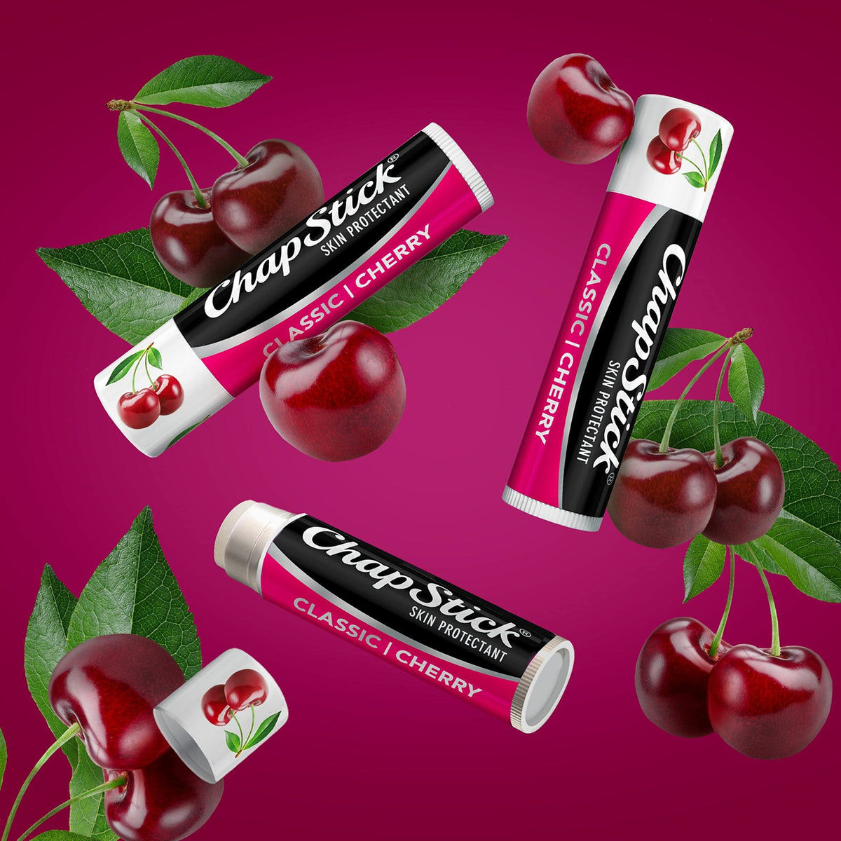 Lip Balm Set - Flavored Moisturizing Lip Care for Chapped Lips, 3 Pack