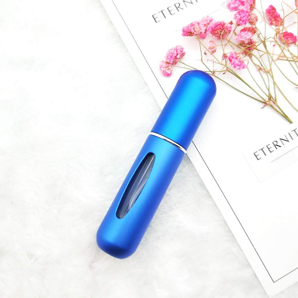 Refillable Perfume Atomizer Bottles Set - 5 Pack Travel Scent Sprayers
