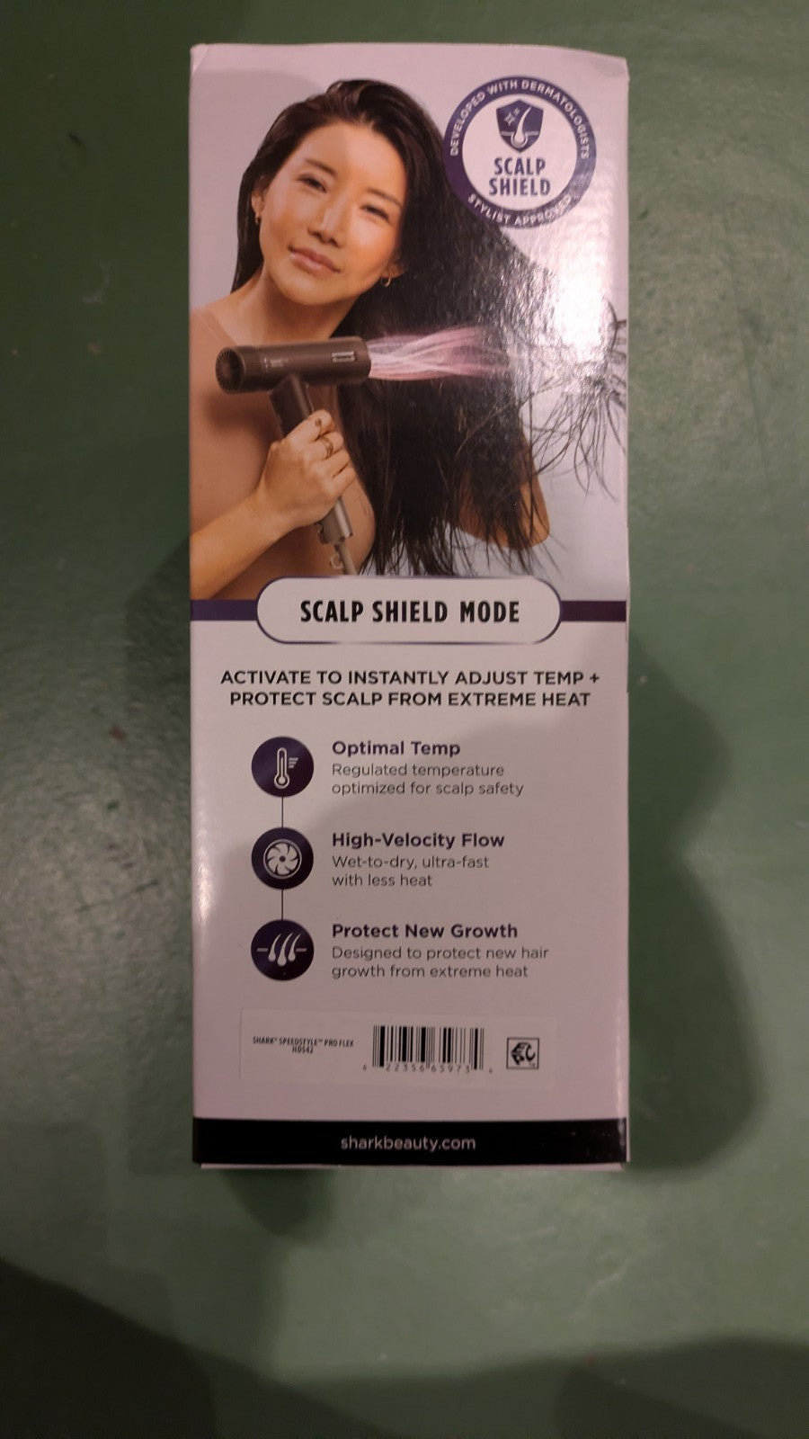 High-Velocity Hair Dryer with Attachments - Flex SpeedStyle Pro HD542