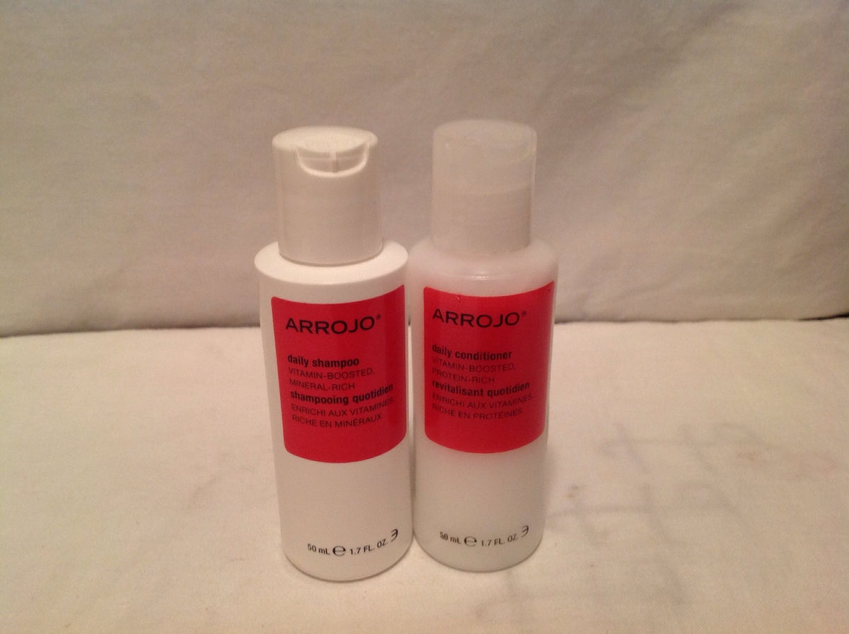 Travel Size Hair Care Duo - Shampoo & Conditioner 1.7 oz - Keeps Hair Clean & Silky