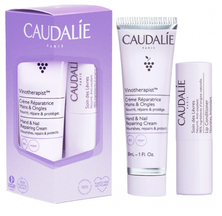 Hand & Nail Repairing Cream + Lip Care Duo - Hydrating & Nourishing Set
