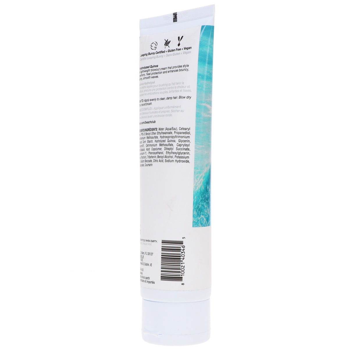 IGK Beach Club Style Memory Blowout Cream 4.5 oz - Volumizing Hair Styling