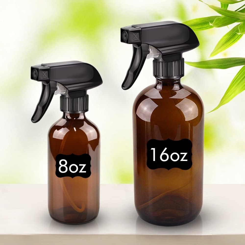 Plastic Spray Bottle Nozzle Heads Replacement 8oz & 16oz 4 Pack