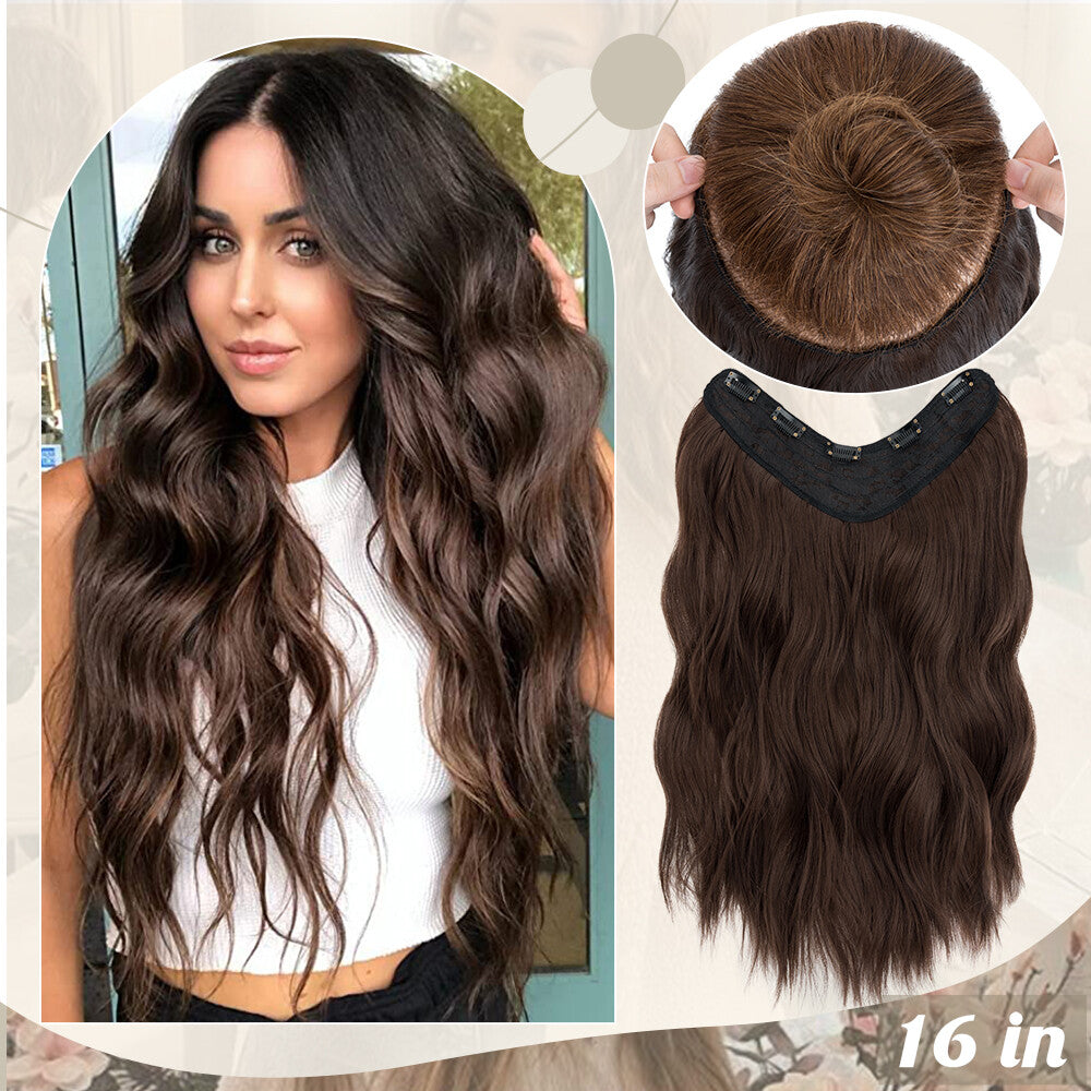 V-Shape & U-Part Clip-In Hair Extensions - Full Head Highlight, Multiple Lengths & Colors