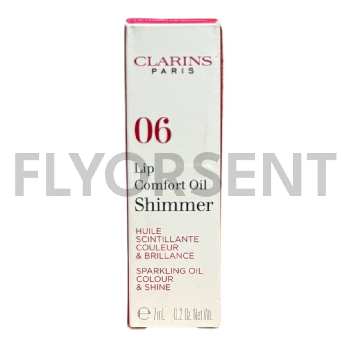 Lip Comfort Oil Shimmer - Bright Coral Lip Gloss with Shimmer - 0.2oz