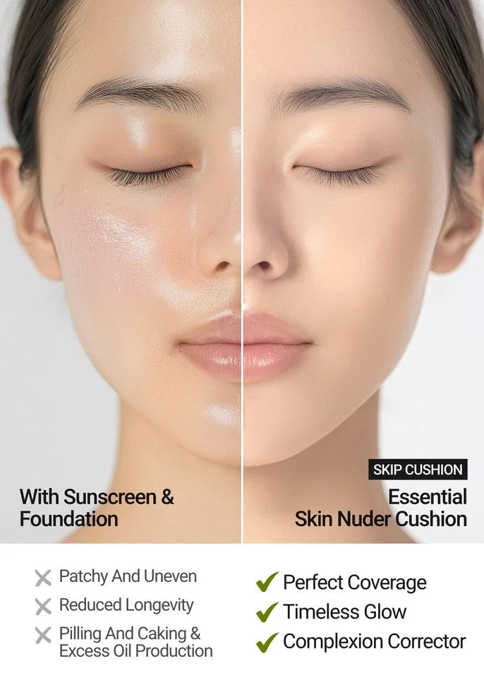 Moisturizing Skin Cushion Set for Flawless Dewy Finish - All Variants Included