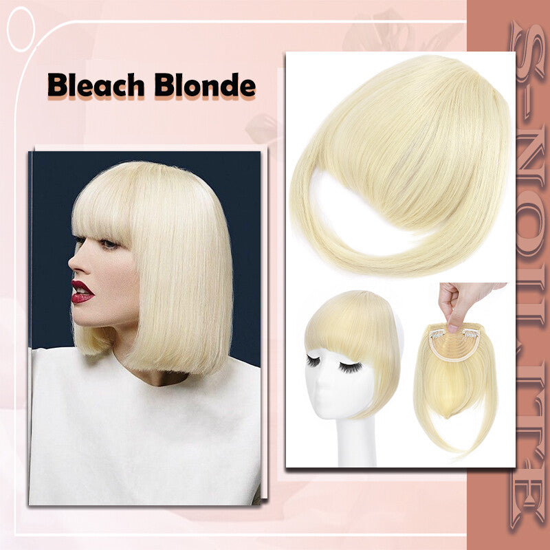 French Style Clip-In Bangs Hair Extensions - 11 Inches Natural Look