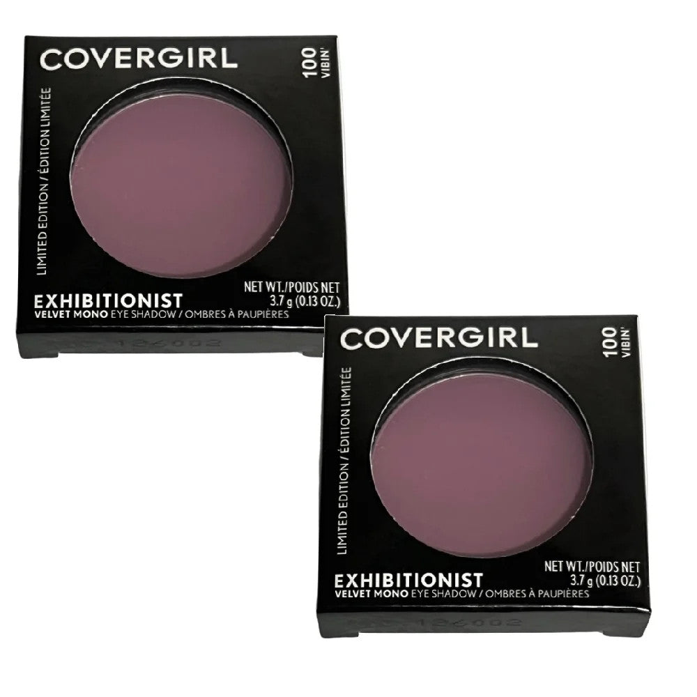 Velvet Mono Eye Shadow Set - Vibin' 100, Long-Lasting & Crease-Resistant