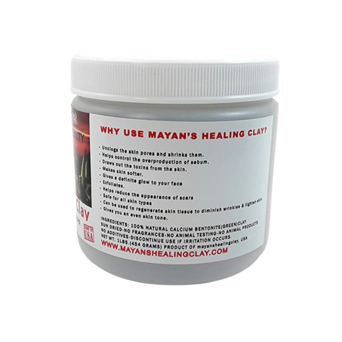 Bentonite Clay Facial Mask - 1 Lb Deep Pore Cleansing