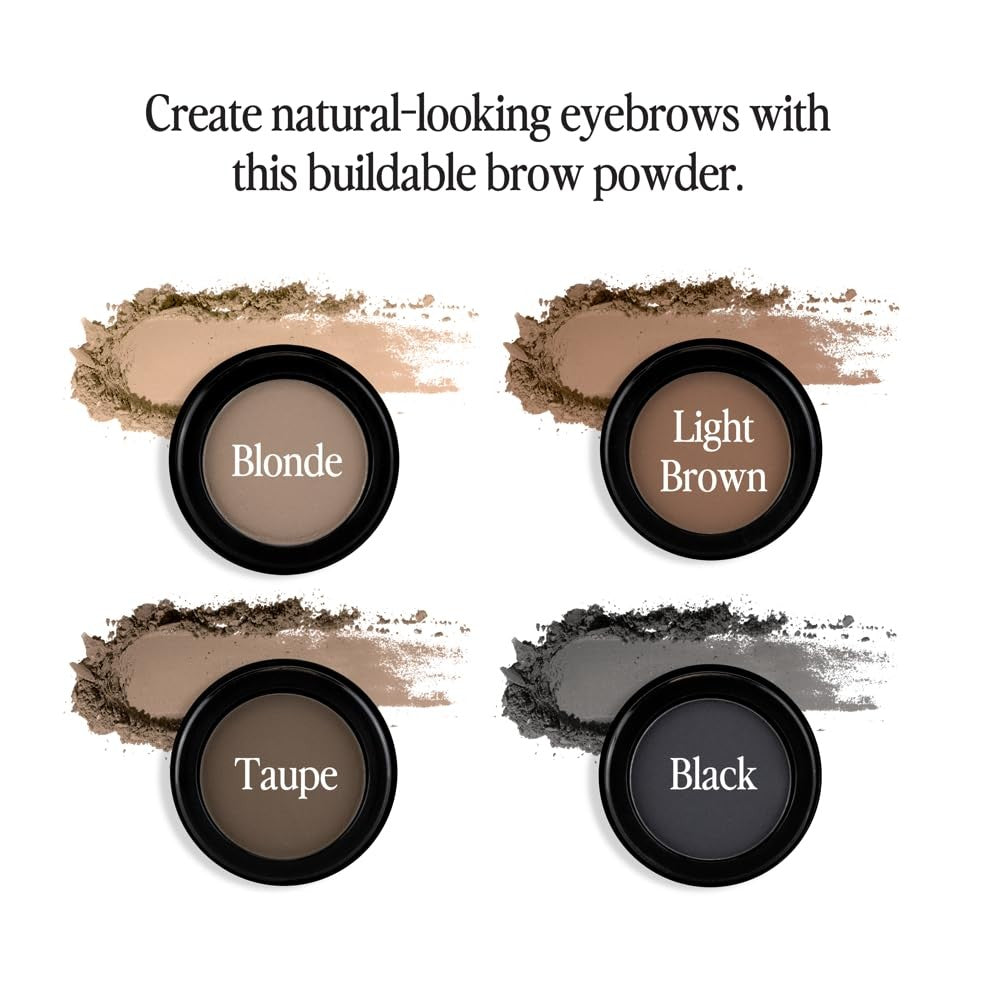 Taupe Brow Powder 1 Ounce - Cruelty-Free Buildable Natural Eye Makeup