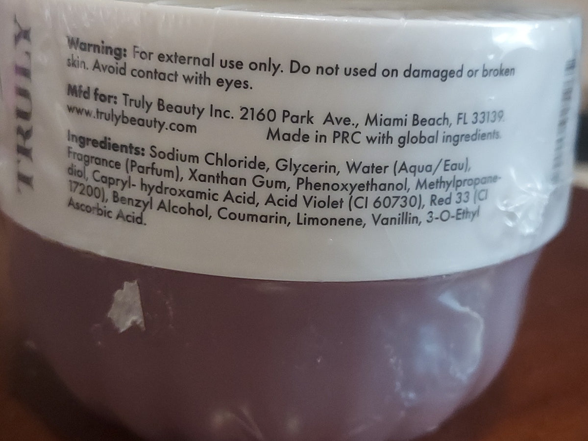 Truly Glazed Donut Exfoliating Body Scrub 8.79 fl oz New and Sealed