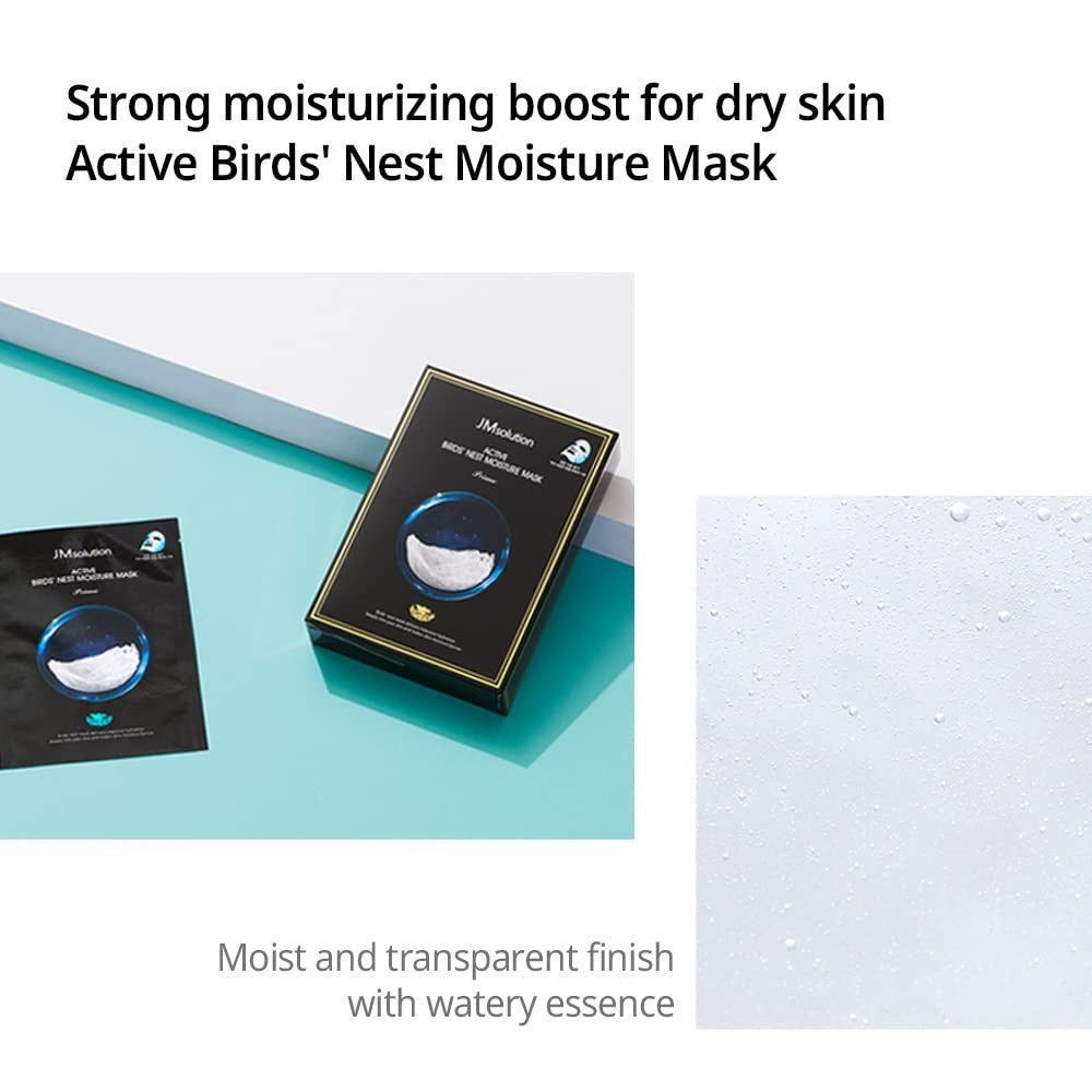 Bird's Nest Moisture Mask Sheet - 30 Pack (3 Boxes)