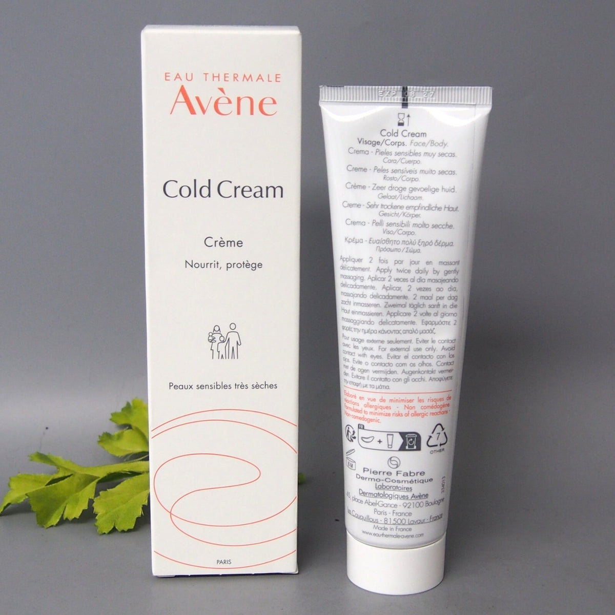 Avene Cold Cream Skin Moisturizer for Dry & Sensitive Skin 100ml