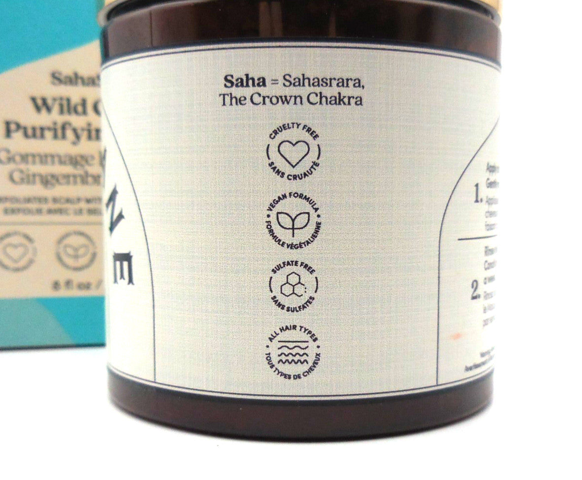 Fable & Mane SahaScalp™ Wild Ginger Purifying Scrub 8 fl oz ℮ NEW IN