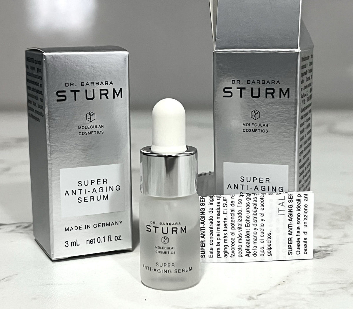 2 Pack Anti-Aging Face Serums - Dr. Barbara Sturm Super Serum 0.1 oz