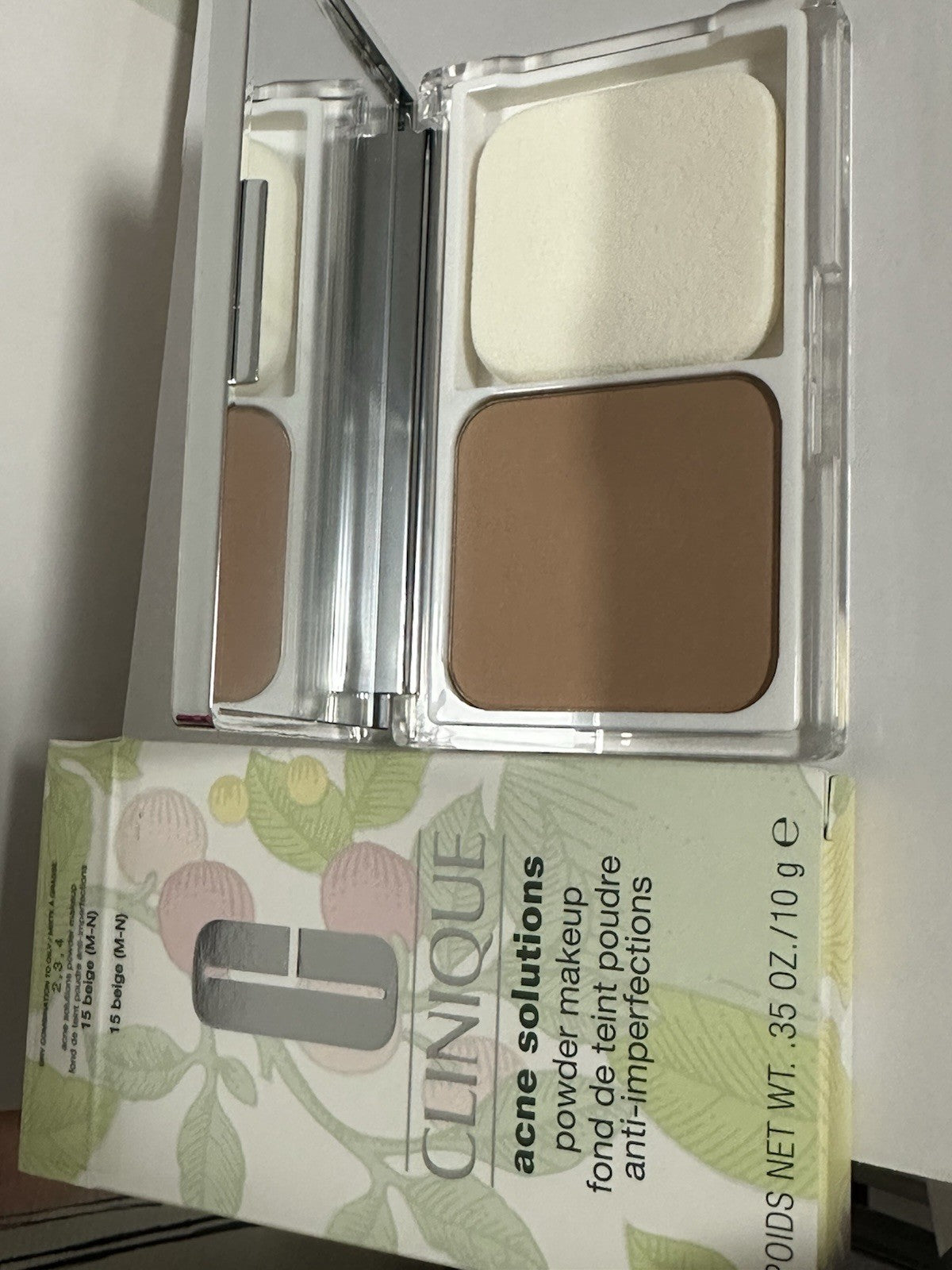 Powder Makeup Foundation for Oily Skin 15 Beige - Shine Control