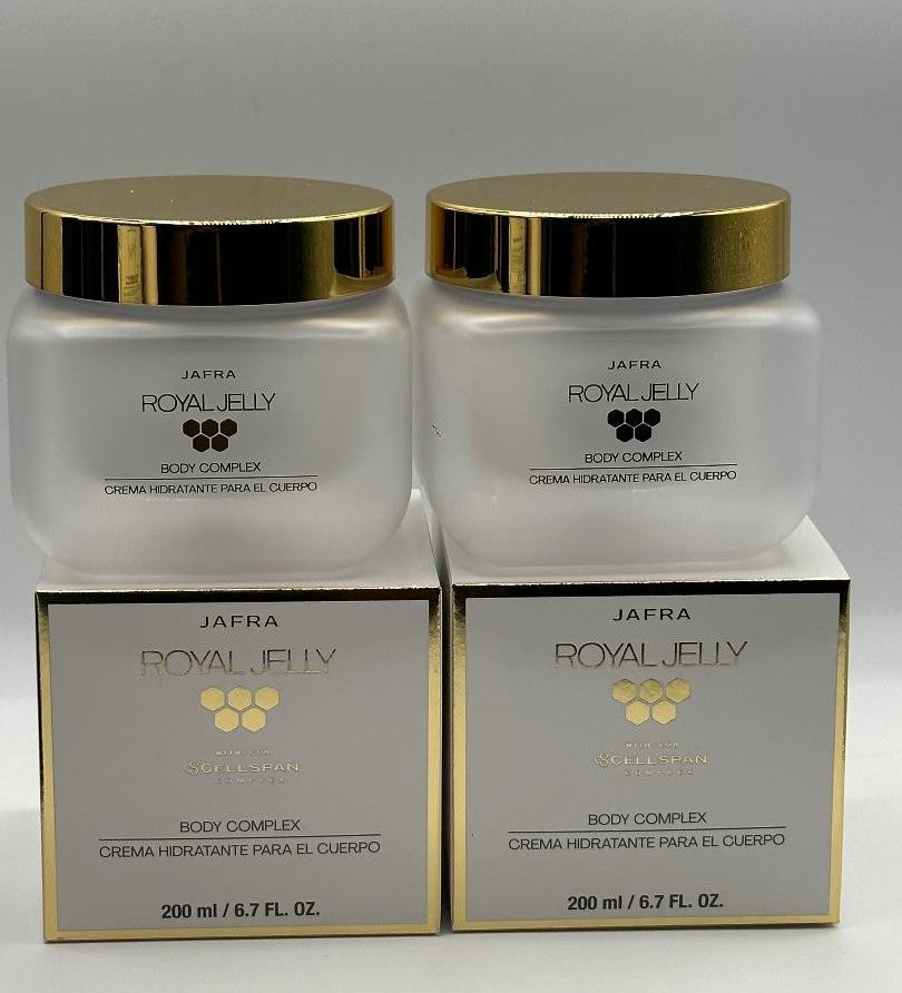Royal Jelly Body Cream with Cellspan Complex - Hydrating & Nourishing 6.7 fl oz (Set of 2)