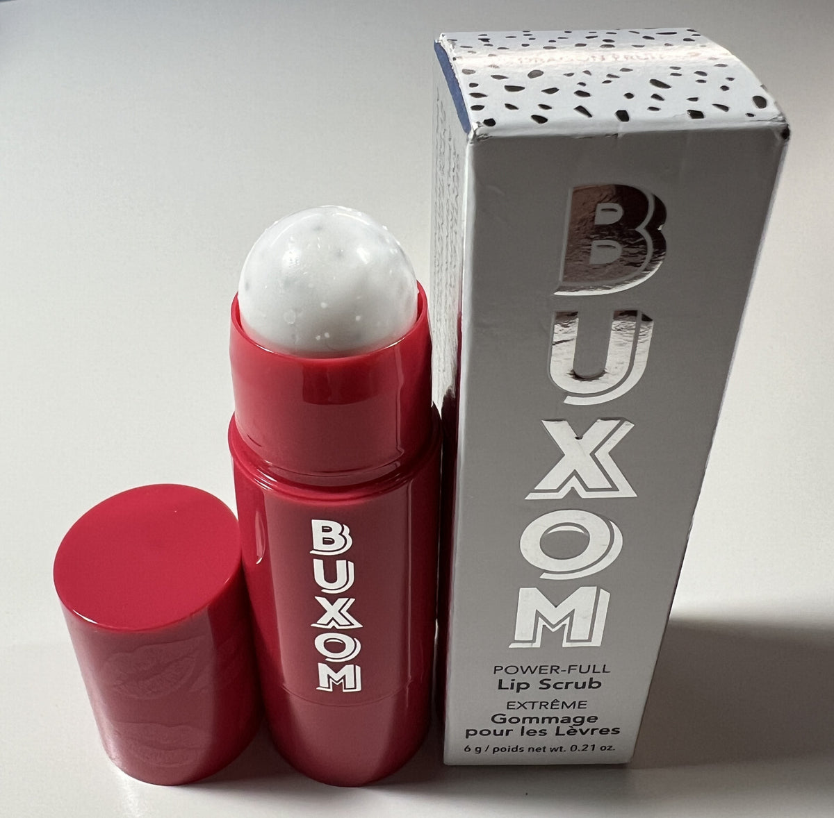 Lip Scrub with Dragon Fruit Scent - Exfoliating Lip Treatment, Full Size, New