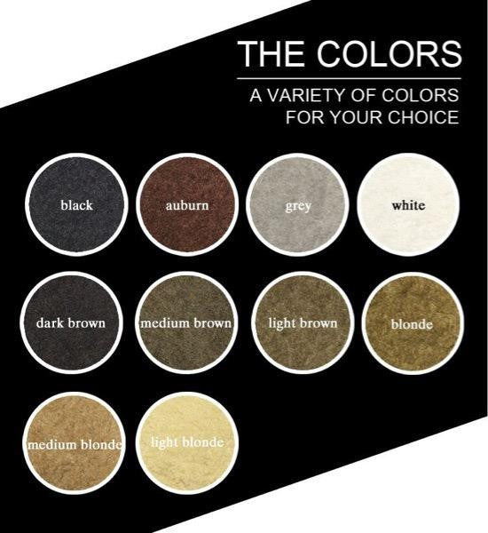 Dark Brown Hair Building Fibers Keratin Powder