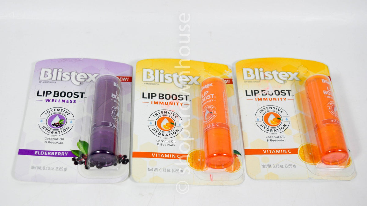 Vitamin C & Elderberry Lip Balm with Coconut Oil - 2 Pack