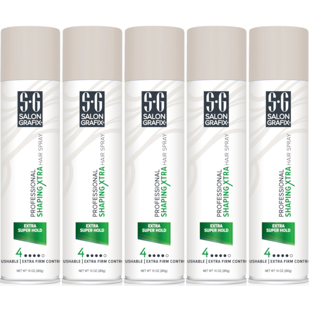Professional Hair Spray Extra Super Hold 10oz - Humidity Resistant, Fast Drying