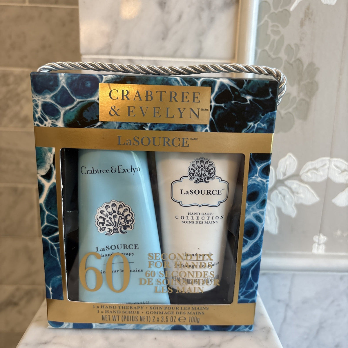 Hand Therapy Set - Crabtree & Evelyn LaSOURCE 60-Second Hand Care Duo