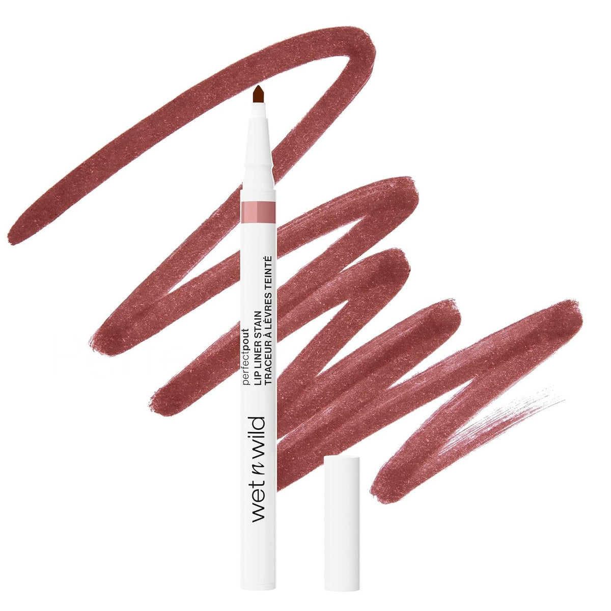 Long Lasting Nude Lip Liner and Lip Stain - Transfer Proof, Precision Application