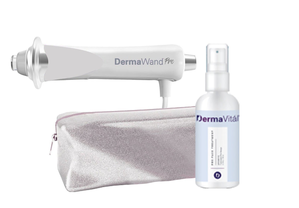 High Frequency Facial Wand with Argon for Skin Rejuvenation - Silver