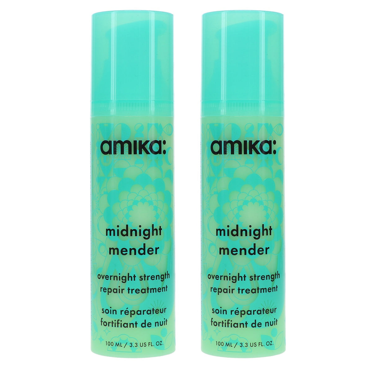 Overnight Hair Repair Serum - Strengthen & Restore Damaged Hair 3.3 oz 2 Pack